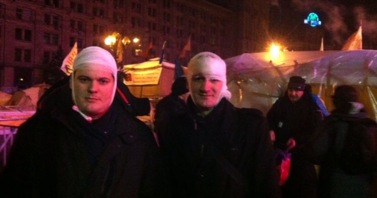 Мітингувальники таки отримали травми на Майдані