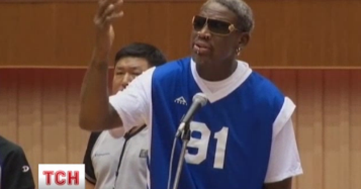 Деніс Родман заспівав Кім Чен Ину Happy Birthday