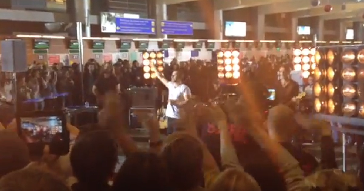 "Океан Ельзи" виступив в Шереметьєво