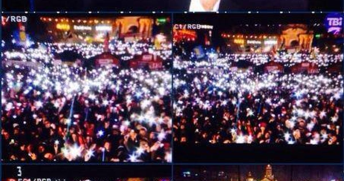 200 тисяч українців зібрались на Євромайдан / © facebook.com/okeanelzyofficial