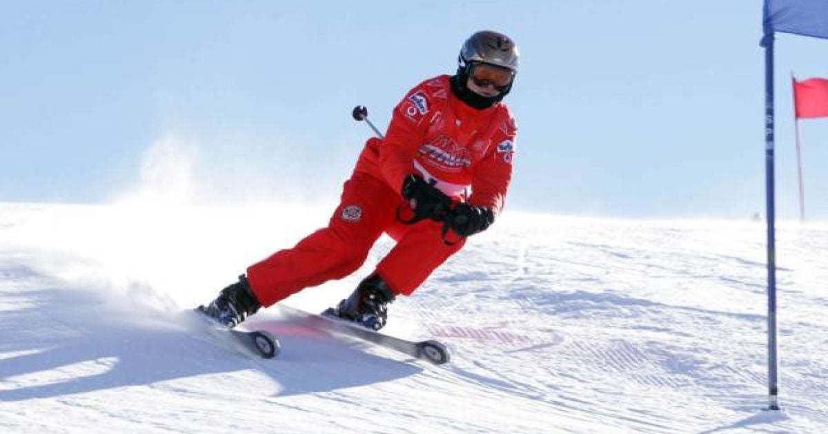 Міхаель Шумахер на лижах