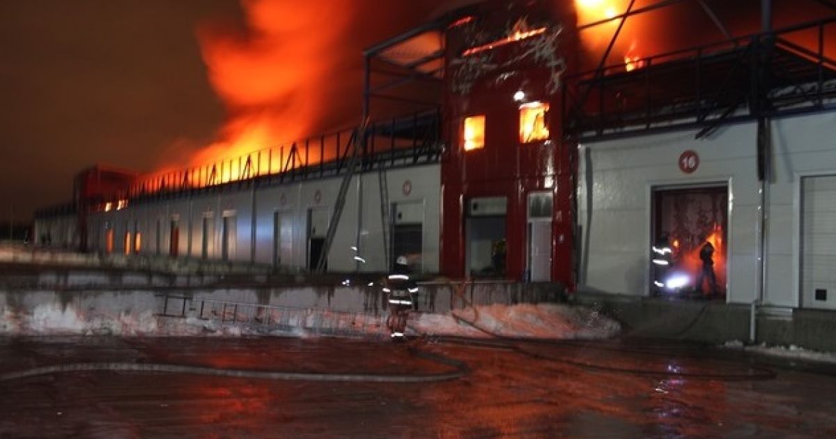 У Києві горів ринок