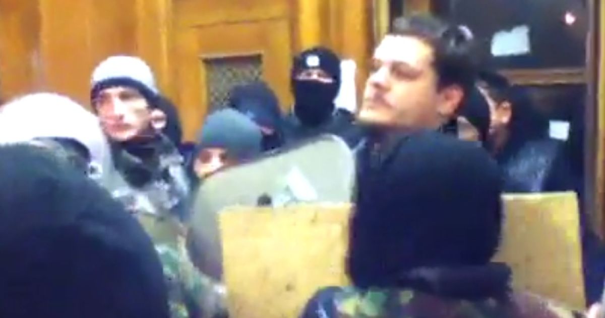 Депутат от "Свободы" Андрей Ильенко / © Стоп-кадр видео USteam