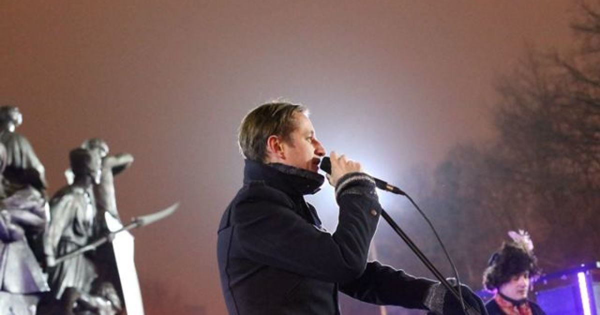 Харьковский Евромайдан отпраздновал Николая. Фото Леонида Логвиненко / © euronews.com