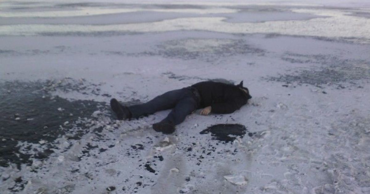 Чоловік розбився об кригу