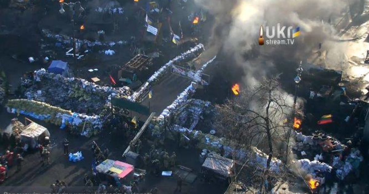 На Грушевского новое обострение ситуации