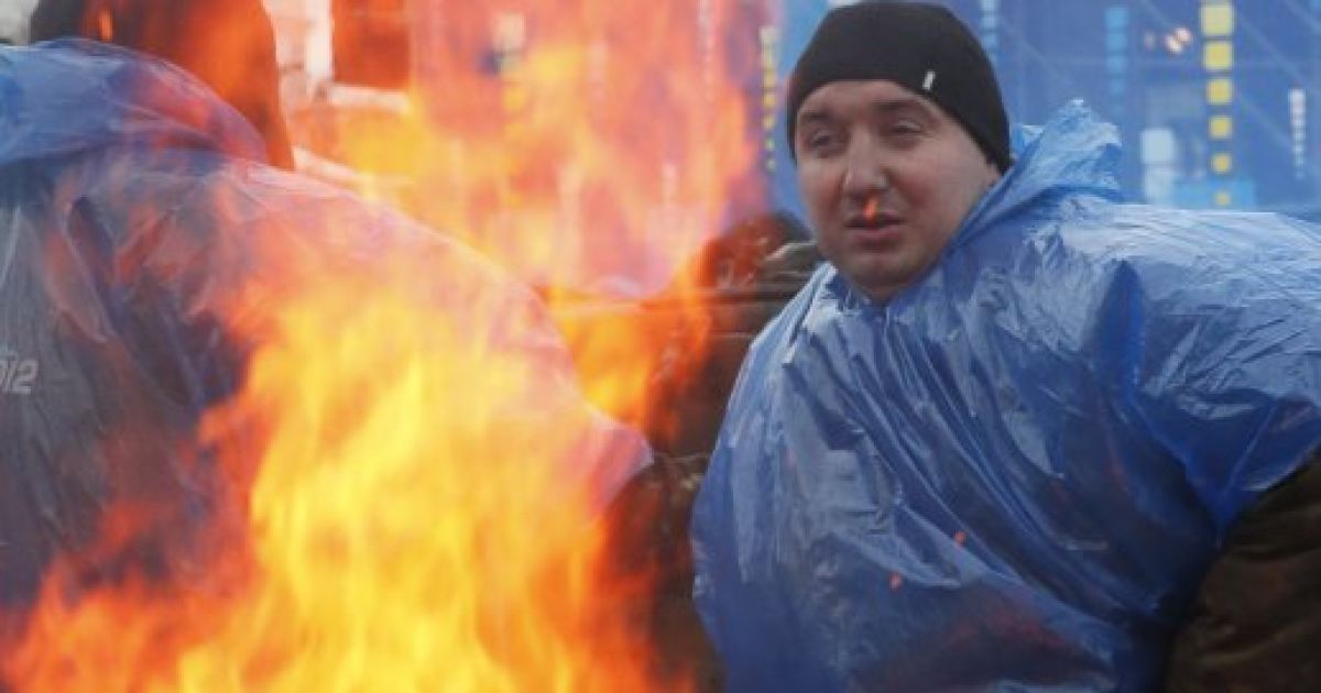 Прихильники регіоналів повернулися у Маріїнський парк / © УНІАН
