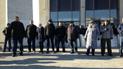 Активісти вимагають, щоб голова РДА Прокопенко вийшов до мітингувальників