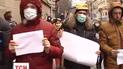 Люди в масках по всей Украине выходят на массовые протесты