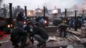 Участники провластного митинга сворачивают лагерь
