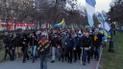 Марш фанатів у Дніпропетровську