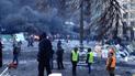 На Грушевського з ранку відносно спокійно
