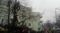Учасники Євромайдану біля Будинку офіцерів