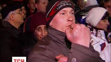 Майдановцы продемонстрировали свое отношение к оппозиции