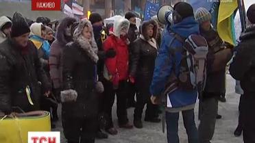 Протестующие с Майдана Независимости отправились пикетировать Генпрокуратуру