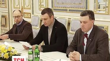 В администрации президента прошли очередные переговоры между оппозицией и властью