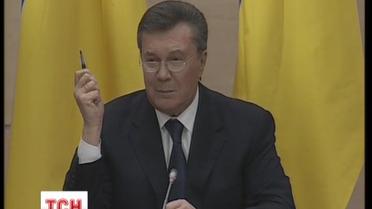 Янукович знову говоритиме до України з Ростову