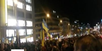 У столиці Чехії пройшла акція на підтримку українського народу