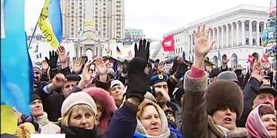 Впервые в 2014 году на Майдане прошло Народное вече