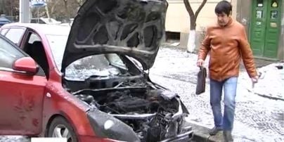 Активисту ужгородского Евромайдана сожгли автомобиль