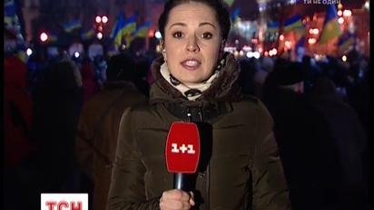 Включення подій, що охопили Майдан незалежності