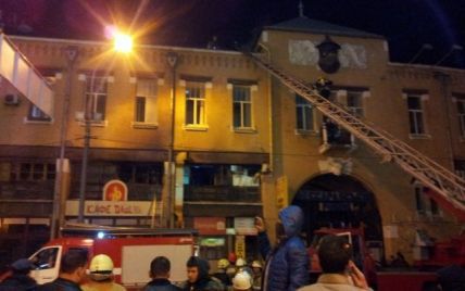 Во время большого пожара на Бессарабском рынке ни один человек не пострадал