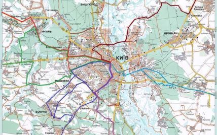 В интернете появилась карта объезда всех КПП Киева