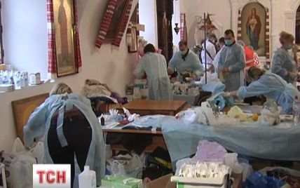У Михайлівському небайдужі кияни облаштували шпиталь із хірургічним відділенням