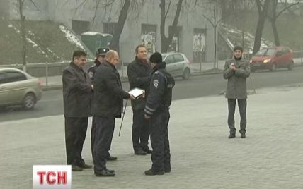Спецназовцев возле Майдана поздравили с профессиональным праздником