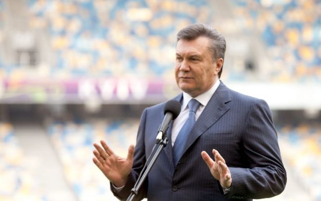 Віктор Янукович зустрівся з журналістами на НСК "Олімпійський" / © President.gov.ua