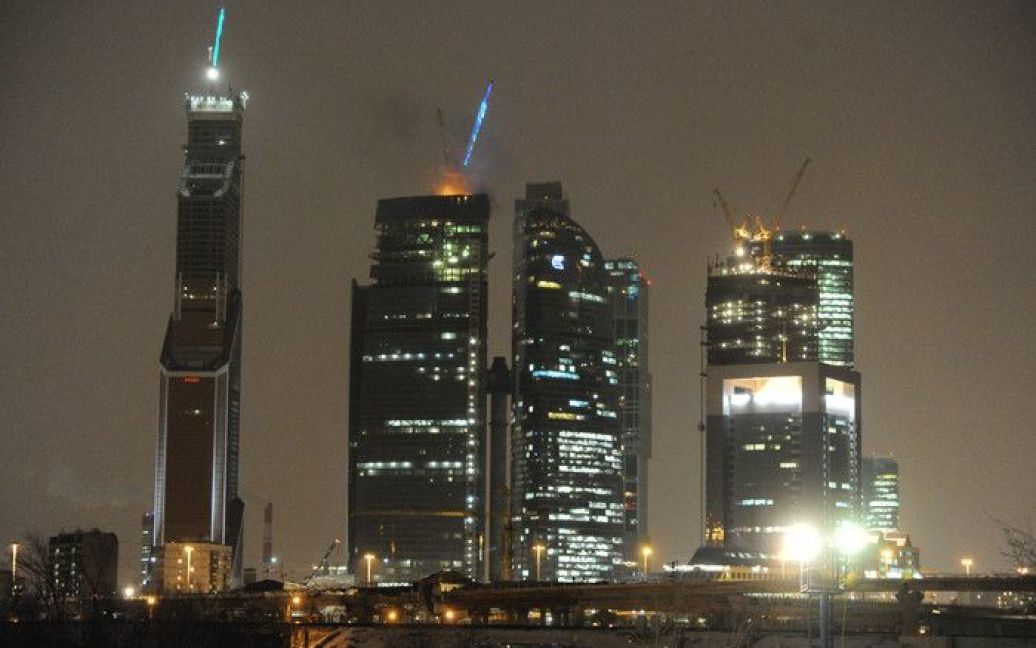 Пожежа у "Москва-Сііті" / © gazeta.ru