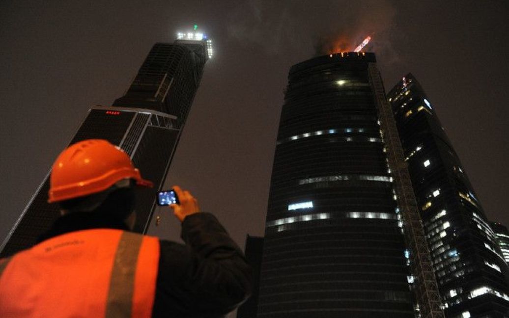 Пожежа у "Москва-Сііті" / © gazeta.ru