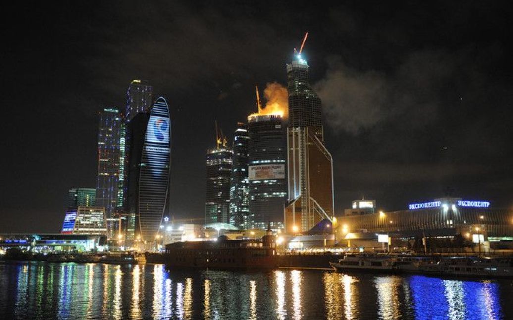 Пожежа у "Москва-Сііті" / © gazeta.ru