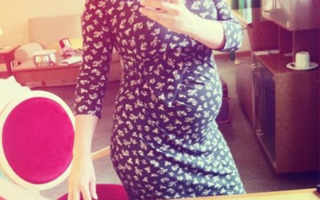 Чехова знаходиться на дев&rsquo;ятому місяці вагітності / © Twitter