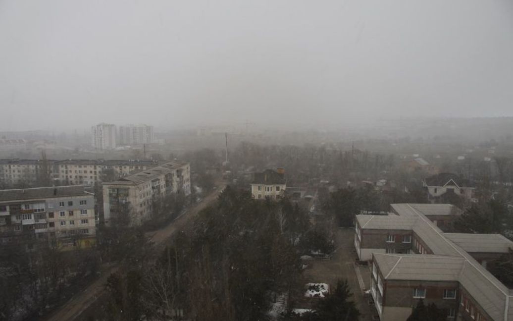 Сімферополь і Ялту раптово накрила снігова гроза / © cit.ua