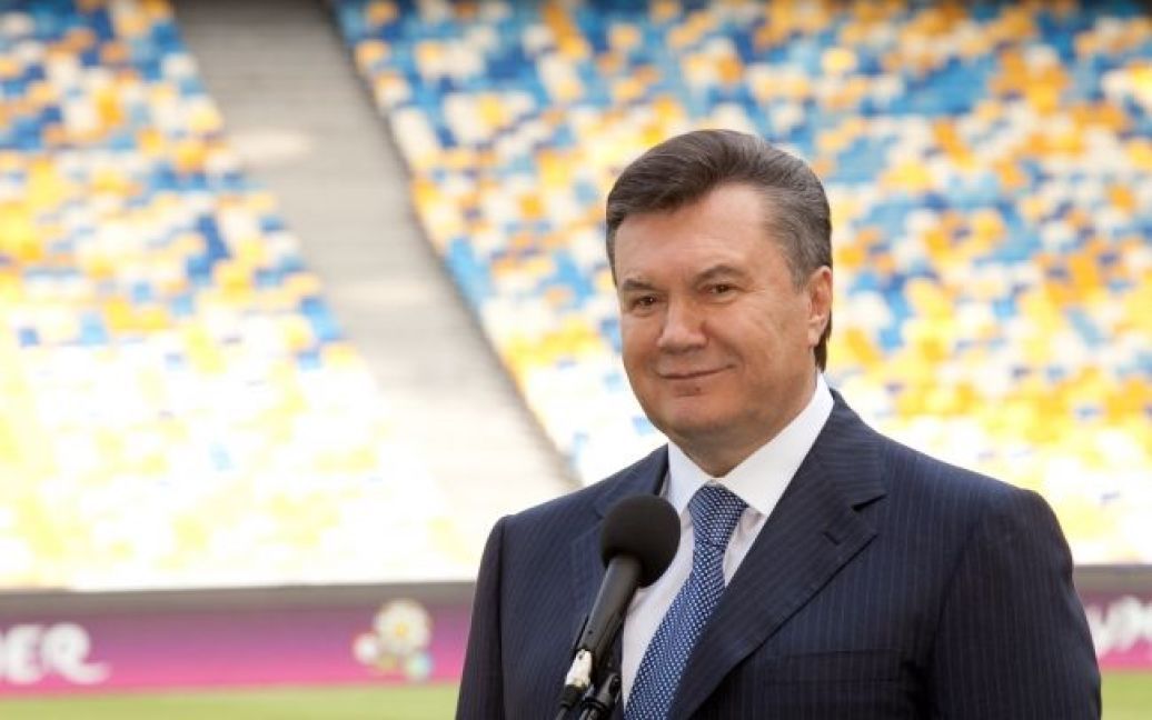 Віктор Янукович зустрівся з журналістами на НСК "Олімпійський" / © President.gov.ua