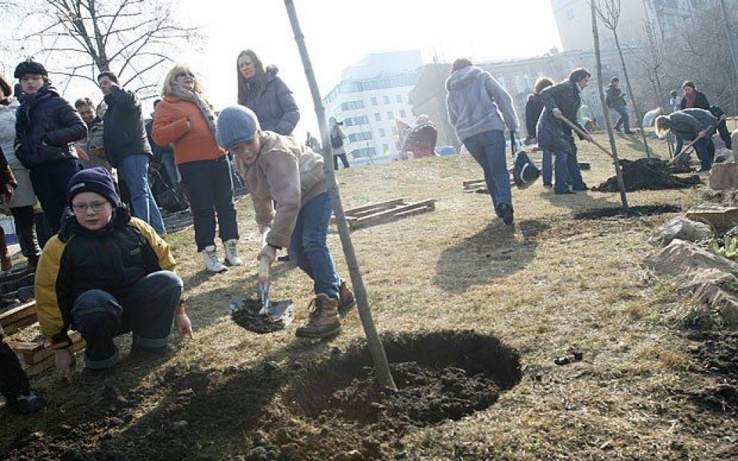 Акція на захист Пейзажної алеї в Києві / © LB.ua