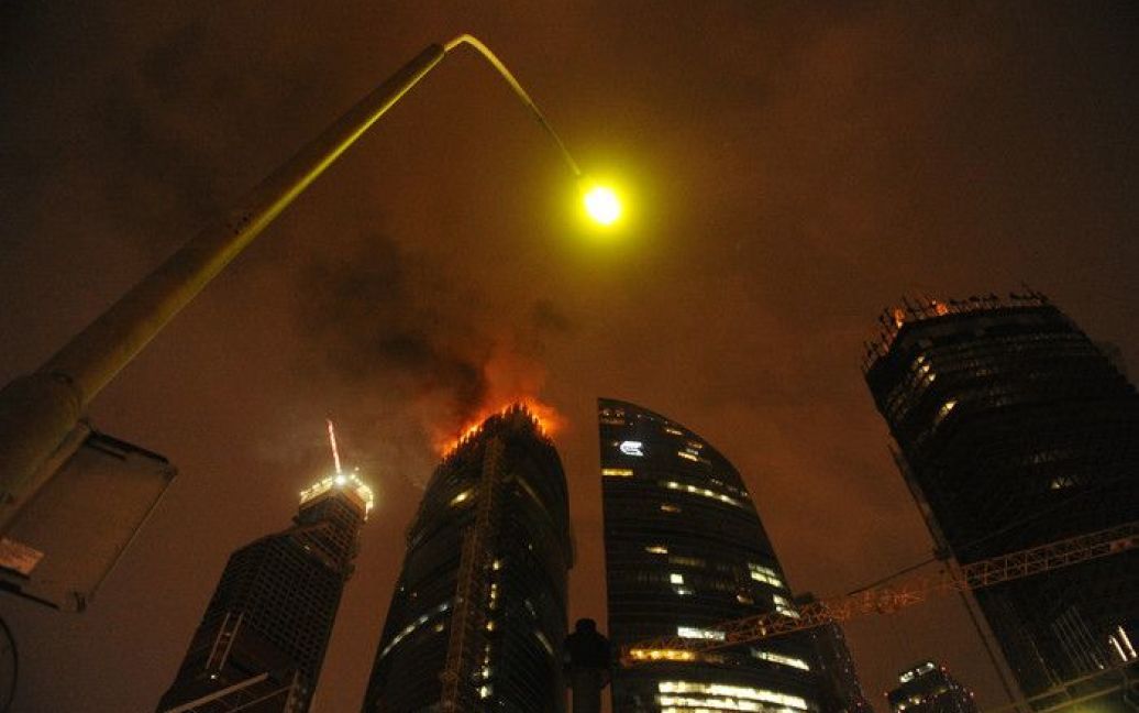 Пожежа у "Москва-Сііті" / © gazeta.ru