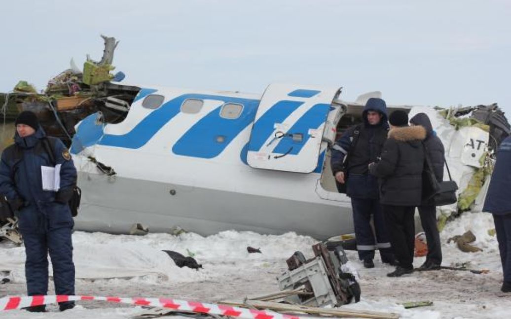 Пасажирський ATR-72 впав під Тюменню, в трьох кілометрах від аеропорту Рощино / © МНС Росії
