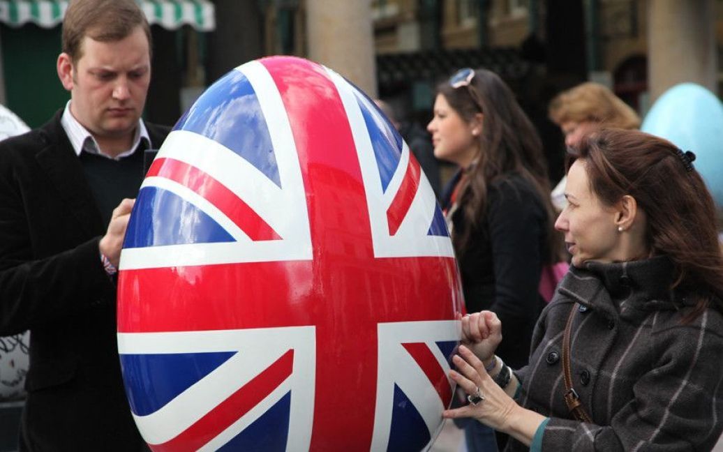 В центрі Лондона виставили 210 велетенських крашанок / © BBC Ukrainian