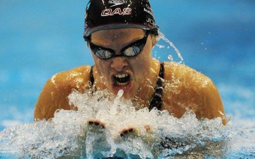 Австралія, Аделаїда. Австралійська плавчиня Лейсел Джонс під час запливу на 200 м брасом серед жінок у півфіналі кваліфікаційних змагань з плавання напередодні Олімпіади. / © AFP