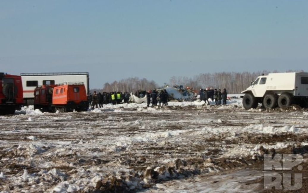 Пасажирський ATR-72 впав під Тюменню, в трьох кілометрах від аеропорту Рощино / © Комсомольская правда