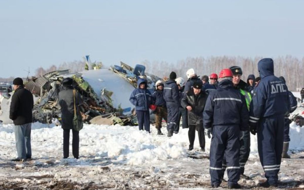 Пасажирський ATR-72 впав під Тюменню, в трьох кілометрах від аеропорту Рощино / © МНС Росії