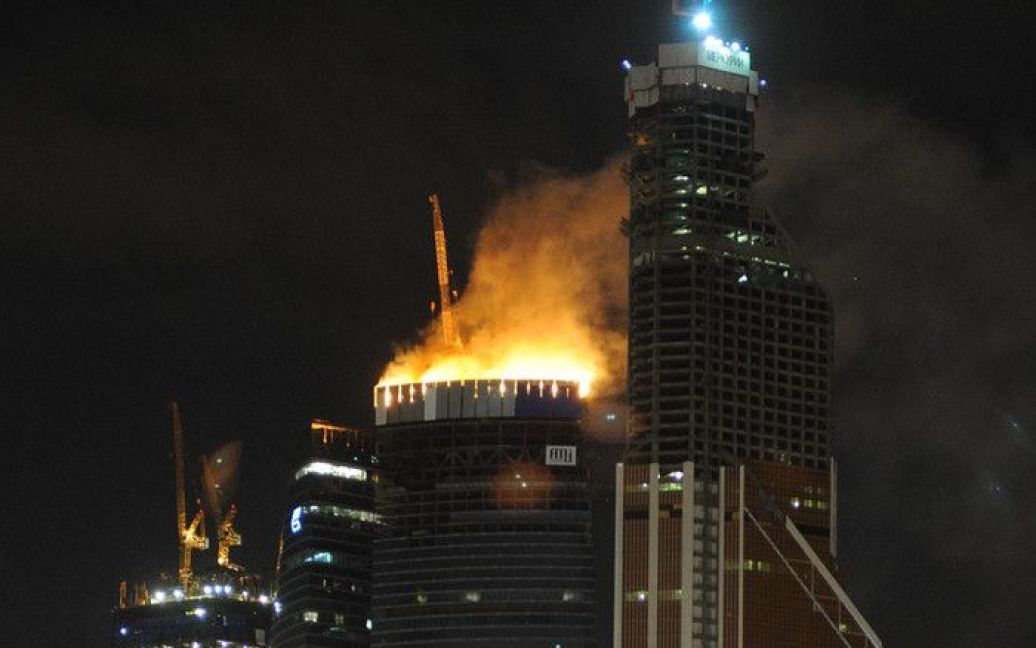 Пожежа у "Москва-Сііті" / © gazeta.ru