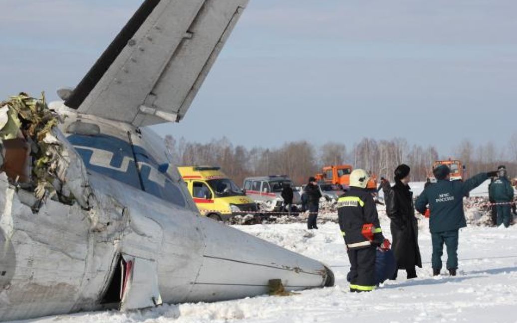 Пасажирський ATR-72 впав під Тюменню, в трьох кілометрах від аеропорту Рощино / © МНС Росії