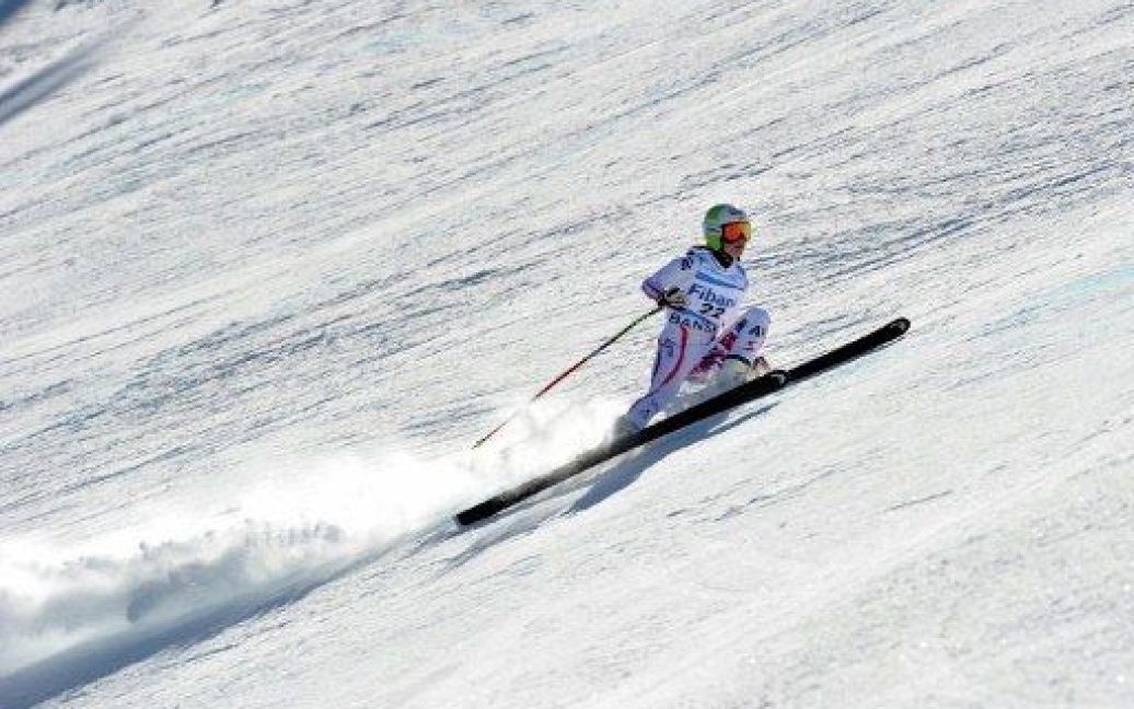 Болгарія, Банско. Австрійська лижниця Анна Феннінгер під час підготовки до Кубку світу FIS з гірськолижного спорту серед жінок. / © AFP