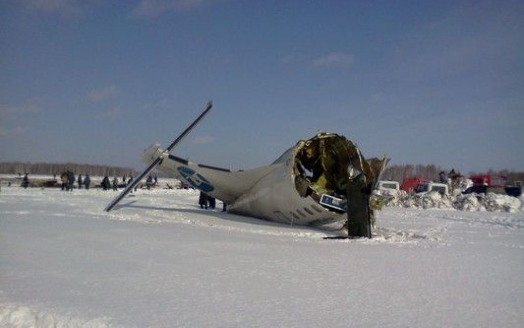 Пасажирський ATR-72 впав під Тюменню, в трьох кілометрах від аеропорту Рощино / © vsluh.ru