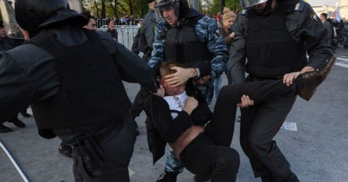 Розгін "Маршу мільйонів" у Москві 6 травня