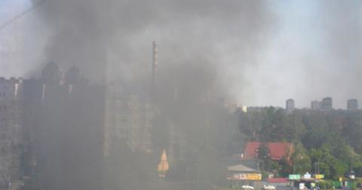 У Києві загорілася маршрутка / © Вгороде