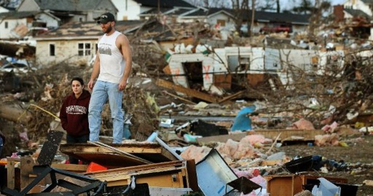 По США прокотилася хвиля руйнівних торнадо / © AFP